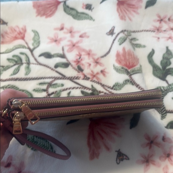 Coach Beige Wristlet Wallet - Picture 3 of 5